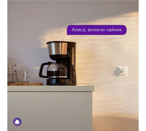 Умная розетка Gauss Smart Home (5510122) белая с заземлением Умная розетка Gauss Smart Home (5510122) белая с заземлением