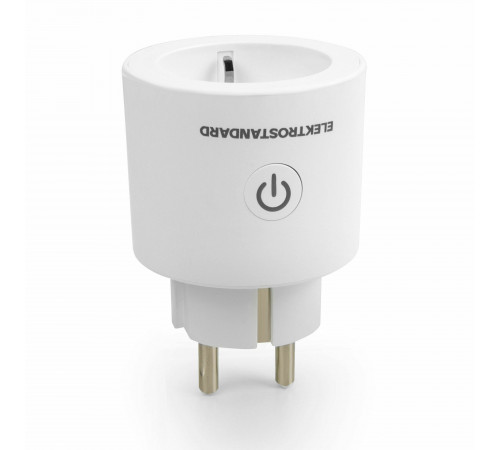 Умная розетка Elektrostandard Minimir Home (a060311) белая с заземлением Умная розетка Elektrostandard Minimir Home (a060311) белая с заземлением
