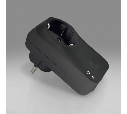 Умная розетка Elektrostandard Minimir Home (a054336) черная матовая с заземлением Умная розетка Elektrostandard Minimir Home (a054336) черная матовая с заземлением
