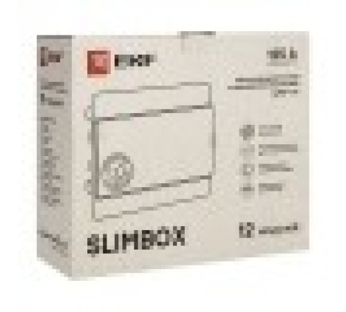 Щит распределительный встраиваемый EKF SlimBox PROxima ЩРВ-П-12 пластиковый IP41 285х90х230 мм 12 модулей прозрачная дверь серый Щит распределительный встраиваемый EKF SlimBox PROxima ЩРВ-П-12 пластиковый IP41 285х90х230 мм 12 модулей прозрачная дверь серый