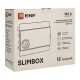Щит распределительный встраиваемый EKF SlimBox PROxima ЩРВ-П-12 пластиковый IP41 285х90х230 мм 12 модулей прозрачная дверь серый