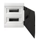 Щит распределительный встраиваемый EKF SlimBox PROxima ЩРВ-П-24 пластиковый IP41 366х100х295 мм 24 модуля прозрачная дверь серый