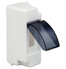Коробка под автомат EKF PROxima КМПН 1/2 IP30 65х50х140 мм 2 модуля с дверцей белая