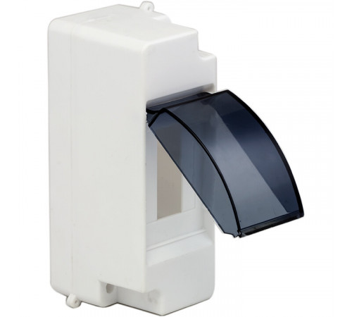 Коробка под автомат EKF PROxima КМПН 1/2 IP30 65х50х140 мм 2 модуля с дверцей белая