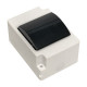 Коробка под автомат EKF PROxima КМПН 1/4 IP30 65х100х140 мм 4 модуля с дверцей светло-серая