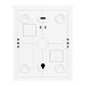Щит распределительный навесной EKF PROxima ЩРН-П-6 пластиковый IP41 202,5х98х160,5 мм 6 модулей прозрачная дверь серый