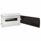 Щит распределительный встраиваемый EKF SlimBox PROxima ЩРВ-П-18 пластиковый IP41 230x395x100 мм 18 модулей прозрачная дверь серый