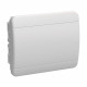 Щит распределительный встраиваемый IEK Tekfor ЩРВ-П-12 пластиковый IP41 240х102х290 мм 12 модулей непрозрачная дверь