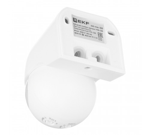 Датчик движения EKF PROxima MS-38 IP44 230 В 180 градусов до 12 м (dd-ms-38) Датчик движения EKF PROxima MS-38 IP44 230 В 180 градусов до 12 м (dd-ms-38)
