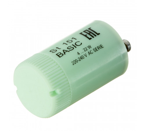 Стартер для люминесцентных ламп 2Р Osram ST 151 Basic 4-22 Вт 220 В (4008321364920)