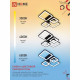 Люстра светодиодная потолочная IN HOME Elegant Aristo-B 90 Вт 3000-6500К 23 кв.м (4690612047294)