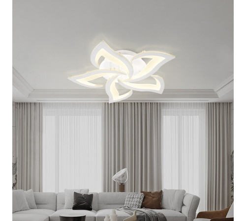 Люстра светодиодная потолочная IN HOME Elegant Lotus 90 Вт 3000-6500К 23 кв.м (4690612051505) Люстра светодиодная потолочная IN HOME Elegant Lotus 90 Вт 3000-6500К 23 кв.м (4690612051505)