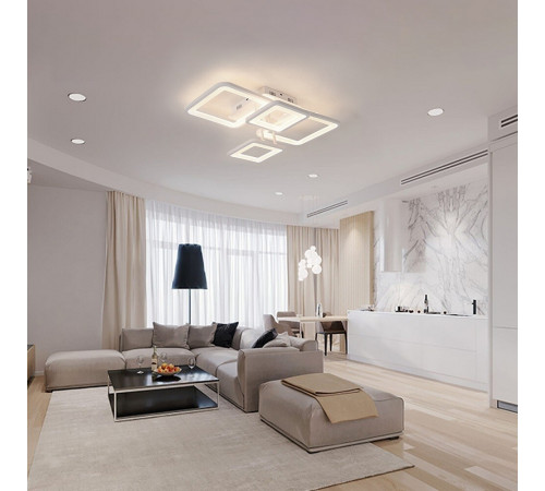 Люстра светодиодная потолочная IN HOME Elegant Aristo-W 90 Вт 3000-6500К 23 кв.м (4690612047300) Люстра светодиодная потолочная IN HOME Elegant Aristo-W 90 Вт 3000-6500К 23 кв.м (4690612047300)
