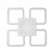Люстра светодиодная потолочная IN HOME Elegant Aris-W-BG 90 Вт 3000-6500К 30 кв.м (4690612043258)