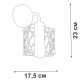 Бра Vitaluce E27 40 Вт 220 В черное IP20 (V4382-1/1A)