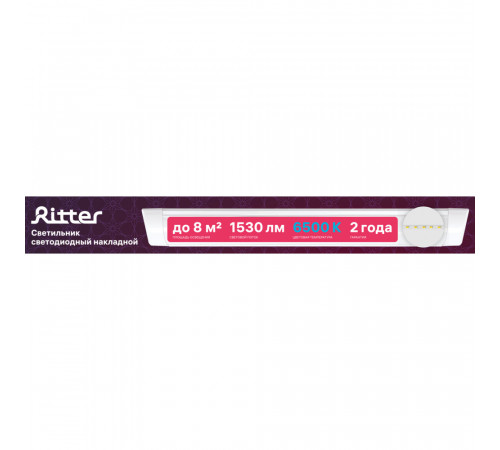 Светильник светодиодный накладной Rev Ritter ДПО-18 6500К 18 Вт IP20 белый (28908 1)