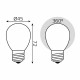 Лампа светодиодная филаментная Gauss Filament E27 3000К 9 Вт 590 Лм 185-265 В шар G45 прозрачная