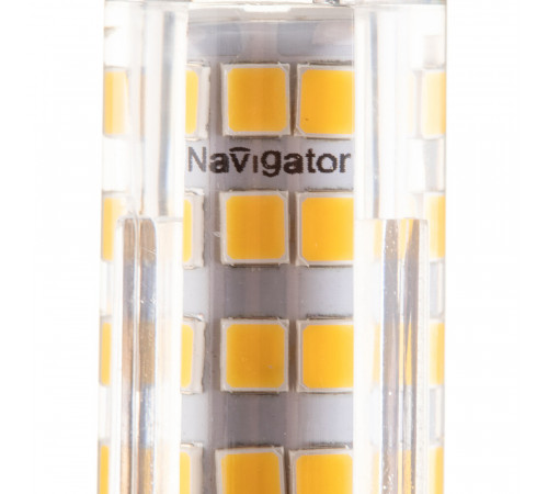 Лампа светодиодная Navigator G9 5 Вт 3000К теплый свет 220 В капсула (712665/71266) Лампа светодиодная Navigator G9 5 Вт 3000К теплый свет 220 В капсула (712665/71266)