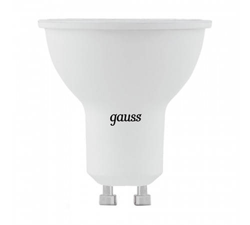 Лампа светодиодная Gauss GU10 4100К 7 Вт 630 Лм 150-265 В рефлектор MR16 матовая (10 шт.) Лампа светодиодная Gauss GU10 4100К 7 Вт 630 Лм 150-265 В рефлектор MR16 матовая (10 шт.)