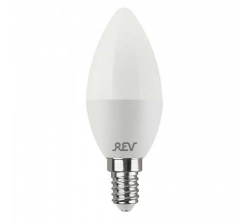 Лампа светодиодная Rev E14 2700К 9 Вт 180-240 В свеча матовая Лампа светодиодная Rev E14 2700К 9 Вт 180-240 В свеча матовая