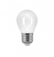 Лампа светодиодная филаментная Gauss Filament E27 3000К 9 Вт 590 Лм 185-265 В шар G45 прозрачная
