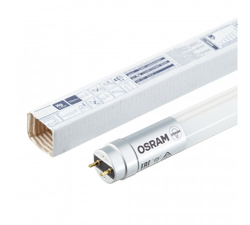 Лампа светодиодная Osram G13 T8 18 Вт 4000К нейтральный свет 220-230 В трубка 1200 мм