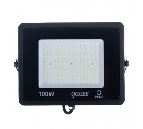 Прожектор светодиодный Gauss Qplus ДО-100 6500К 100 Вт IP65 черный Прожектор светодиодный Gauss Qplus ДО-100 6500К 100 Вт IP65 черный