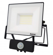 Прожектор светодиодный Ritter Profi 6500К 50 Вт IP65 с датчиком движения черный