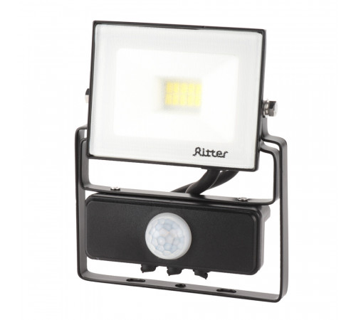 Прожектор светодиодный Ritter Profi 6500К 20 Вт IP65 с датчиком движения черный Прожектор светодиодный Ritter Profi 6500К 20 Вт IP65 с датчиком движения черный