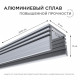 Профиль для светодиодной ленты Apeyron (08-10) 2 м П-образный