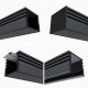 Профиль для светодиодной ленты Apeyron (08-10-Ч) 2 м П-образный