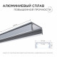 Профиль для светодиодной ленты Apeyron (08-05) 1 м П-образный