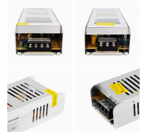 Блок питания для светодиодной ленты Apeyron 220/24 В 300 Вт IP20 (03-101) Блок питания для светодиодной ленты Apeyron 220/24 В 300 Вт IP20 (03-101)