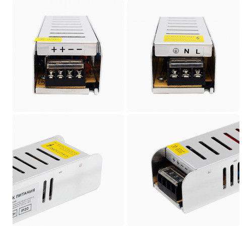 Блок питания для светодиодной ленты Apeyron 220/24 В 100 Вт IP20 (03-99) Блок питания для светодиодной ленты Apeyron 220/24 В 100 Вт IP20 (03-99)