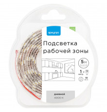 Лента светодиодная SMD 5050 4000К 12 В 10 Вт/м 5 м IP20 Apeyron (69ОО)