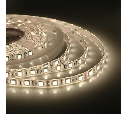 Лента светодиодная SMD 5050 3000К 12 В 12 Вт/м 3 м IP20 Apeyron (48ОО)