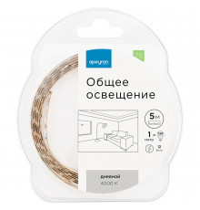 Лента светодиодная SMD 2835 4000К 12 В 12 Вт/м 5 м IP20 Apeyron (75ОО)