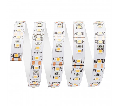 Лента светодиодная SMD 2835 Apeyron (000051) 3000К 72 Вт 12 В IP20 5 м Лента светодиодная SMD 2835 Apeyron (000051) 3000К 72 Вт 12 В IP20 5 м