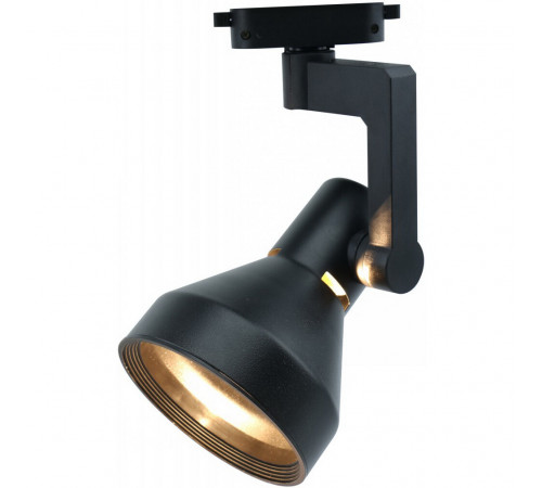 Трековый светильник однофазный Arte Lamp 60 Вт E27 2 кв.м черный (A5108PL-1BK/1619) Трековый светильник однофазный Arte Lamp 60 Вт E27 2 кв.м черный (A5108PL-1BK/1619)