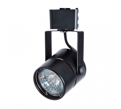Трековый светильник однофазный Arte Lamp Mizar 50 Вт GU10 1 кв.м черный (A1311PL-1BK) Трековый светильник однофазный Arte Lamp Mizar 50 Вт GU10 1 кв.м черный (A1311PL-1BK)
