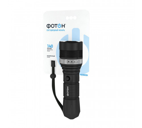 Фонарь ручной Фотон MR-4500 (22633) светодиодный 1 LED 3 Вт на батарейках АА пластик/резина Фонарь ручной Фотон MR-4500 (22633) светодиодный 1 LED 3 Вт на батарейках АА пластик/резина