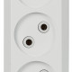 Колодка электрическая 2 розетки Makel 10 А 250 В 2,2 кВт белая (MGP101)