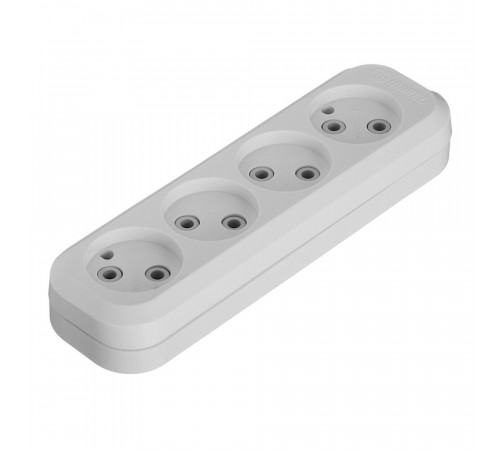 Колодка электрическая 4 розетки Makel 10 А 250 В 2,2 кВт белая (MGP141) Колодка электрическая 4 розетки Makel 10 А 250 В 2,2 кВт белая (MGP141)