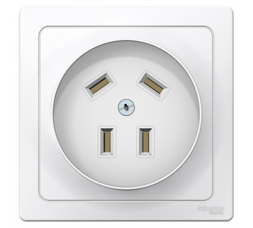 Розетка силовая для электроплит Systeme Electric Blanca скрытая установка с заземлением 3P+N 32 А 440 В IP20 белая (BLNSR003241) Розетка силовая для электроплит Systeme Electric Blanca скрытая установка с заземлением 3P+N 32 А 440 В IP20 белая (BLNSR003241)