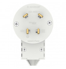 Вилка силовая прямая переносная Systeme Electric Blanca с заземлением 3Р+N 32 А 440 В IP20 белая (BLNSV003241)