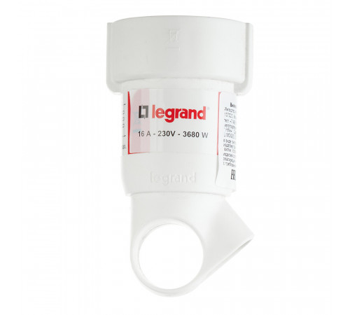 Розетка Legrand 16 А 230 В с кольцом белая (050191) Розетка Legrand 16 А 230 В с кольцом белая (050191)
