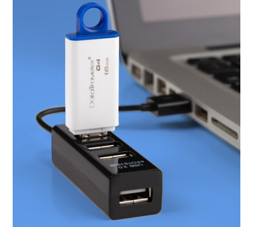 Разветвитель USB 2.0 Rexant на 4 порта (18-4103) Разветвитель USB 2.0 Rexant на 4 порта (18-4103)