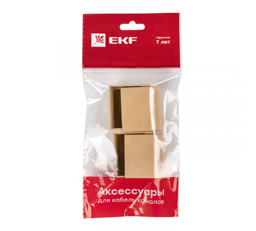 Заглушка торцевая для кабель-канала EKF 40х16 мм светлое дерево (4 шт.) (ecl-40-16x4) Заглушка торцевая для кабель-канала EKF 40х16 мм светлое дерево (4 шт.) (ecl-40-16x4)
