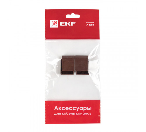 Заглушка торцевая для кабель-канала EKF 20х10 мм темное дерево (4 шт.) (ecd-20-10x4) Заглушка торцевая для кабель-канала EKF 20х10 мм темное дерево (4 шт.) (ecd-20-10x4)
