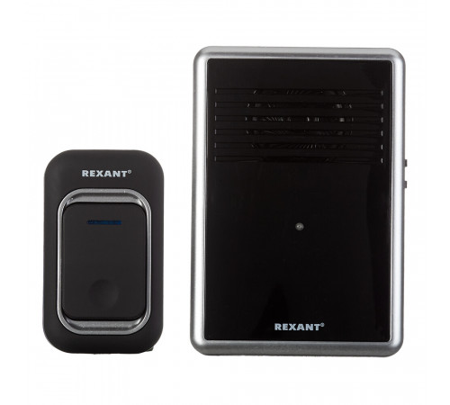Звонок Rexant RX-30 (73-0015) беспроводной с кнопкой 25 мелодий черный с цифровым кодированием Звонок Rexant RX-30 (73-0015) беспроводной с кнопкой 25 мелодий черный с цифровым кодированием